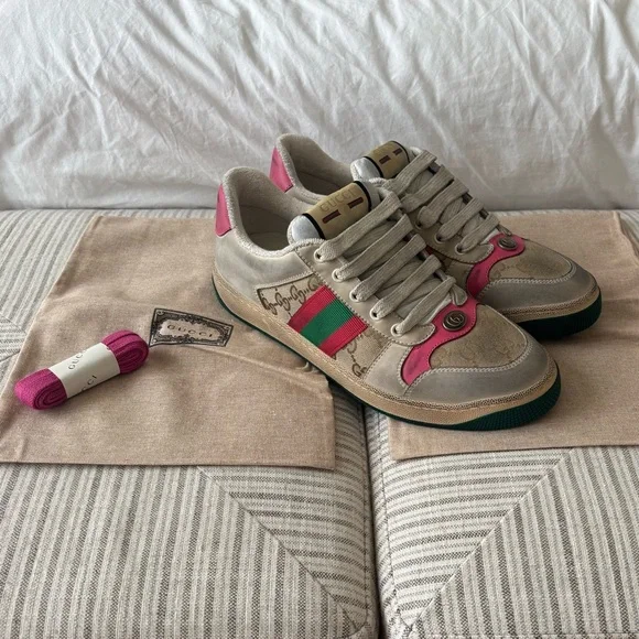 NIB! Gucci Screener Sneakers, size 40 - Picture 2 of 11